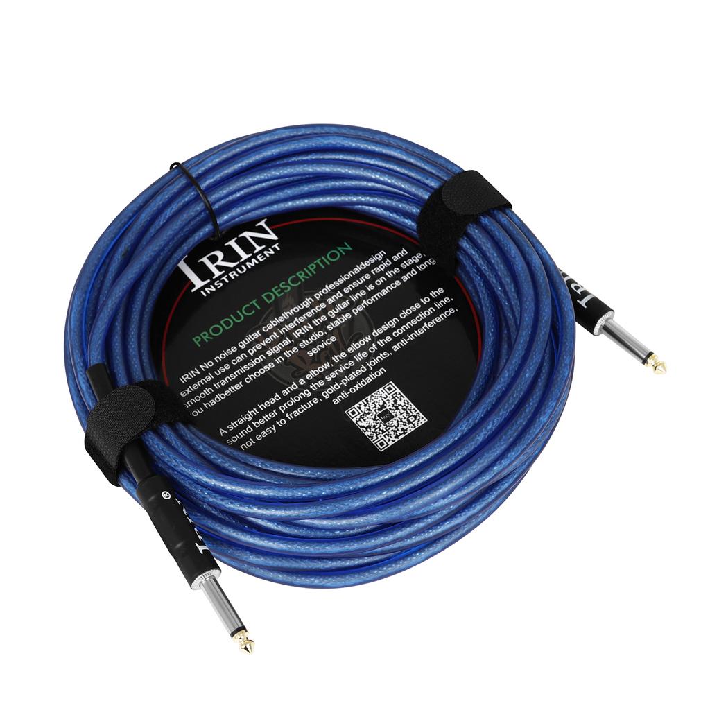 IRIN Guitar Cable Wire Cord Jack Line Audio Cable Noise Reduction Line Shielded Cable 3/6/10 M Amp Cable Guitar Accessories