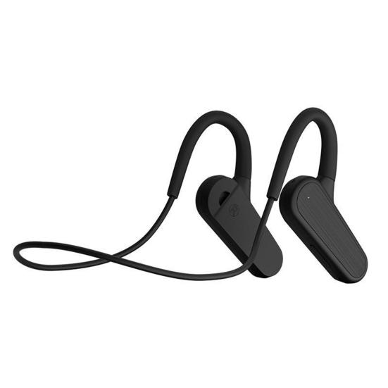 1 sett sportshodetelefoner luftledning 150mAh IPX5 vanntett reduksjon Bilateralt stereohengende øre