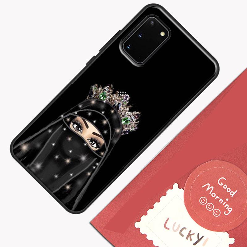 Muslim Islamic Girls Arabic Hijab Phone Case For Samsung Galaxy S23 S26 Ultra S20 S21 S22 S24 S25 Plus S10 S25 FE Cover Shell