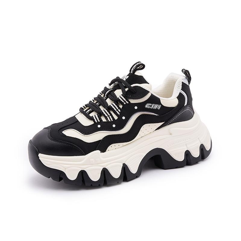 Dad Shoes Women's Platform 2025 Spring New Internet Celebrity Popular Single Shoes Fashion Versatile Casual Sports Shoes Children