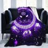 Halloween Cat With Moon Anime Satanic  Blanket Fleece Sofa Throw Blanket Multi-function for Couch Bedding Travel Throws Quilt