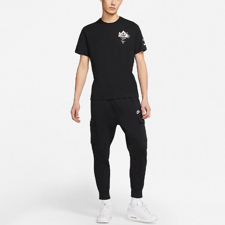 Nike Sportswear Men's NYC Just Do It Graphic Short Sleeve T-Shirt Black DB6136-010