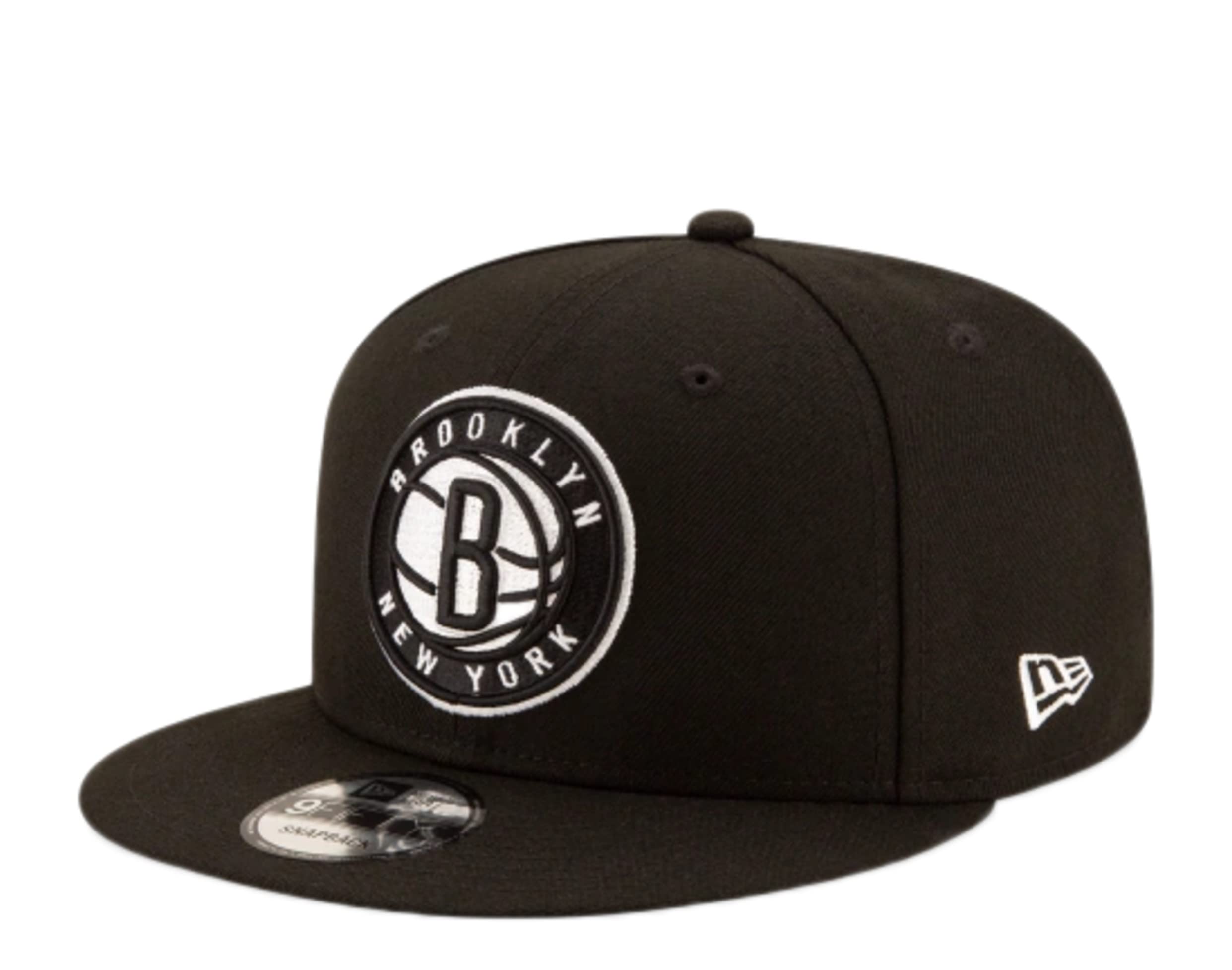 

New Era Brooklyn Nets 2020 Официальный командный цвет 9FIFTY Регулируемая снэпбэк-кепка Черная Один размер [LOVSAK] Кепка, Черный,