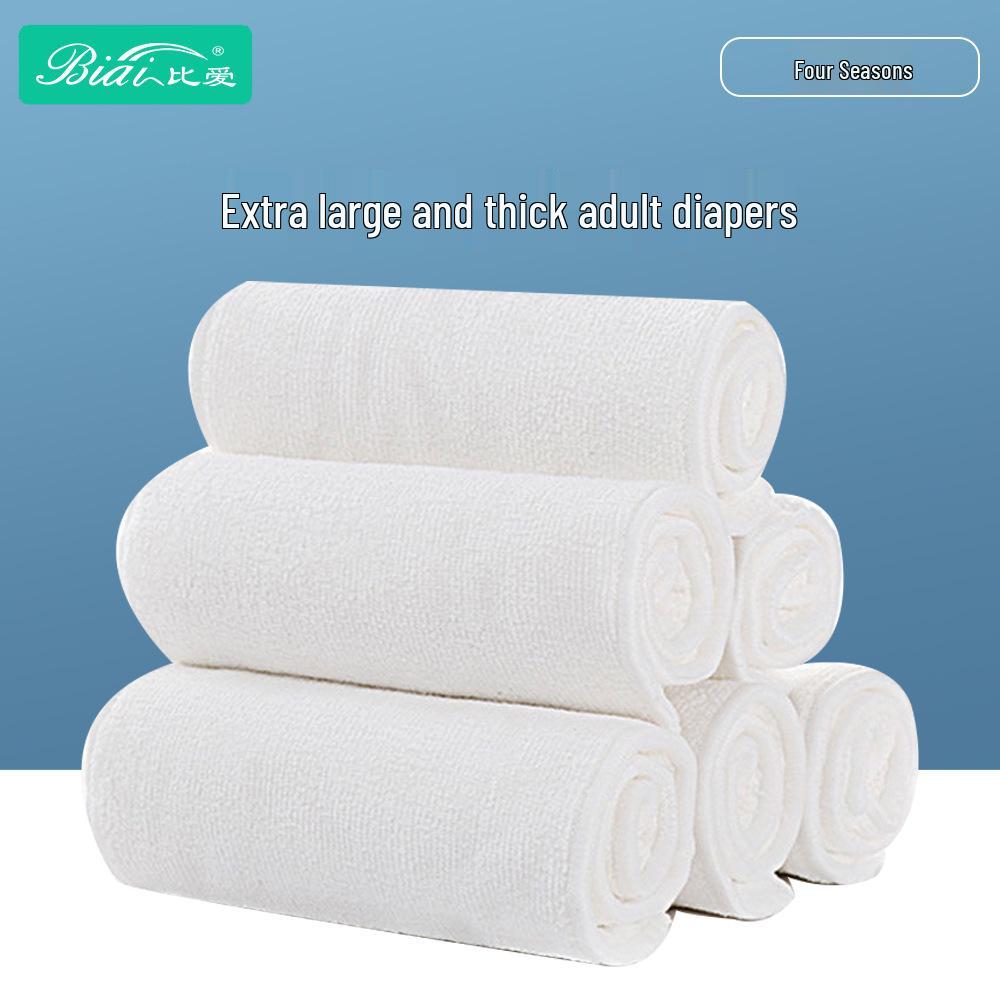 

Adult Incontinence Cloth Diaper Cover - Adjustable, Anti-Leakage Pants for Bedridden Care XXL Ice Silk Lined [33-47 inches, 120-220 lbs]