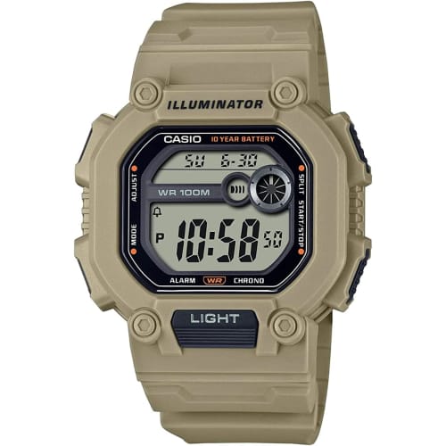 

Casio CASIO Digital Watch Standard W-737HX-5AV Long Strap Men s Khaki Overseas Model