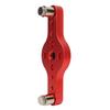 Vertical Pocket Hole Jig Aluminum Alloy Accurate Dowelling Self Centering Drill Guide for Woodworking Red