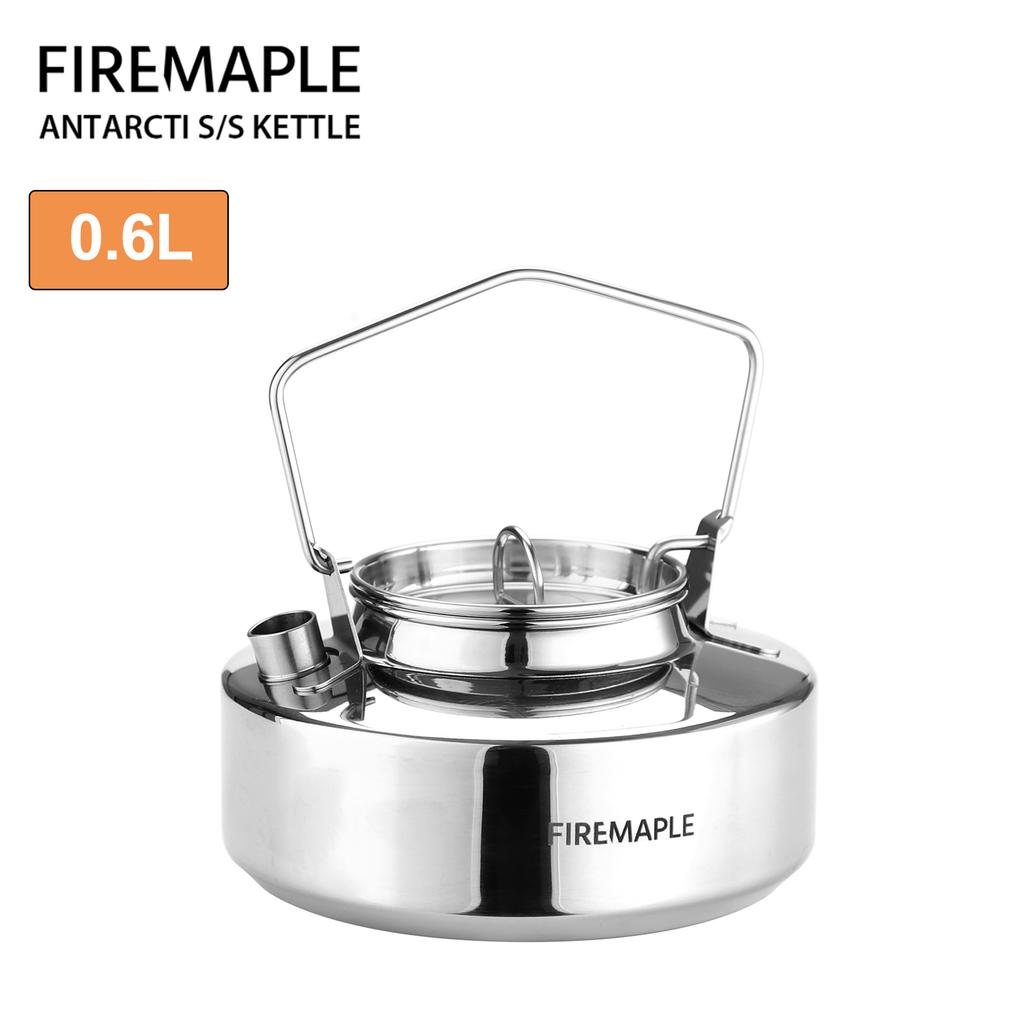 Fire Maple Antarcti Stainless Steel Backpacking Camping Kettle Bushcraft Outdoor Durable Teapot S304 0.6/1.0/1.2/1.5L 295g