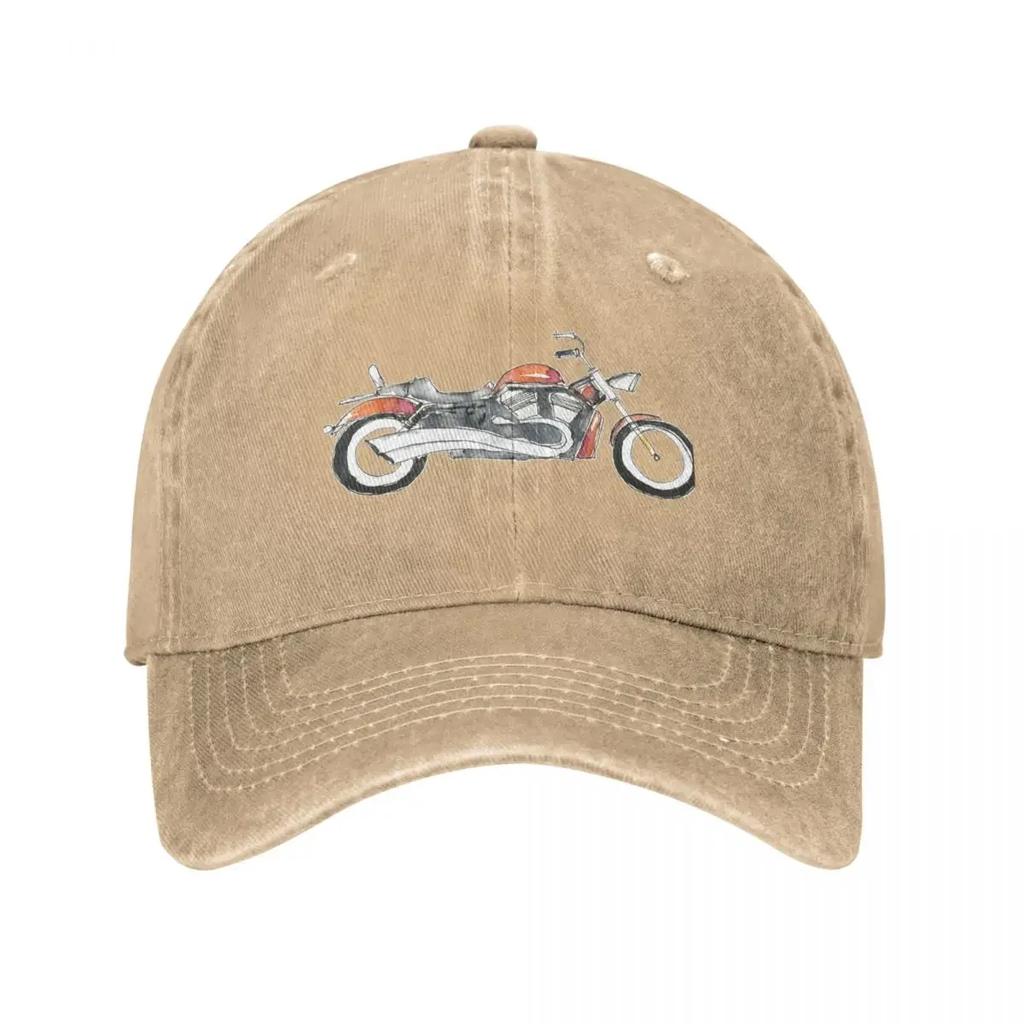 Bike Chopper Baseball Cap Fishing Caps Unisex Sunhat Beach Outing Hiking Hat Women Beach Fashion Unisexs