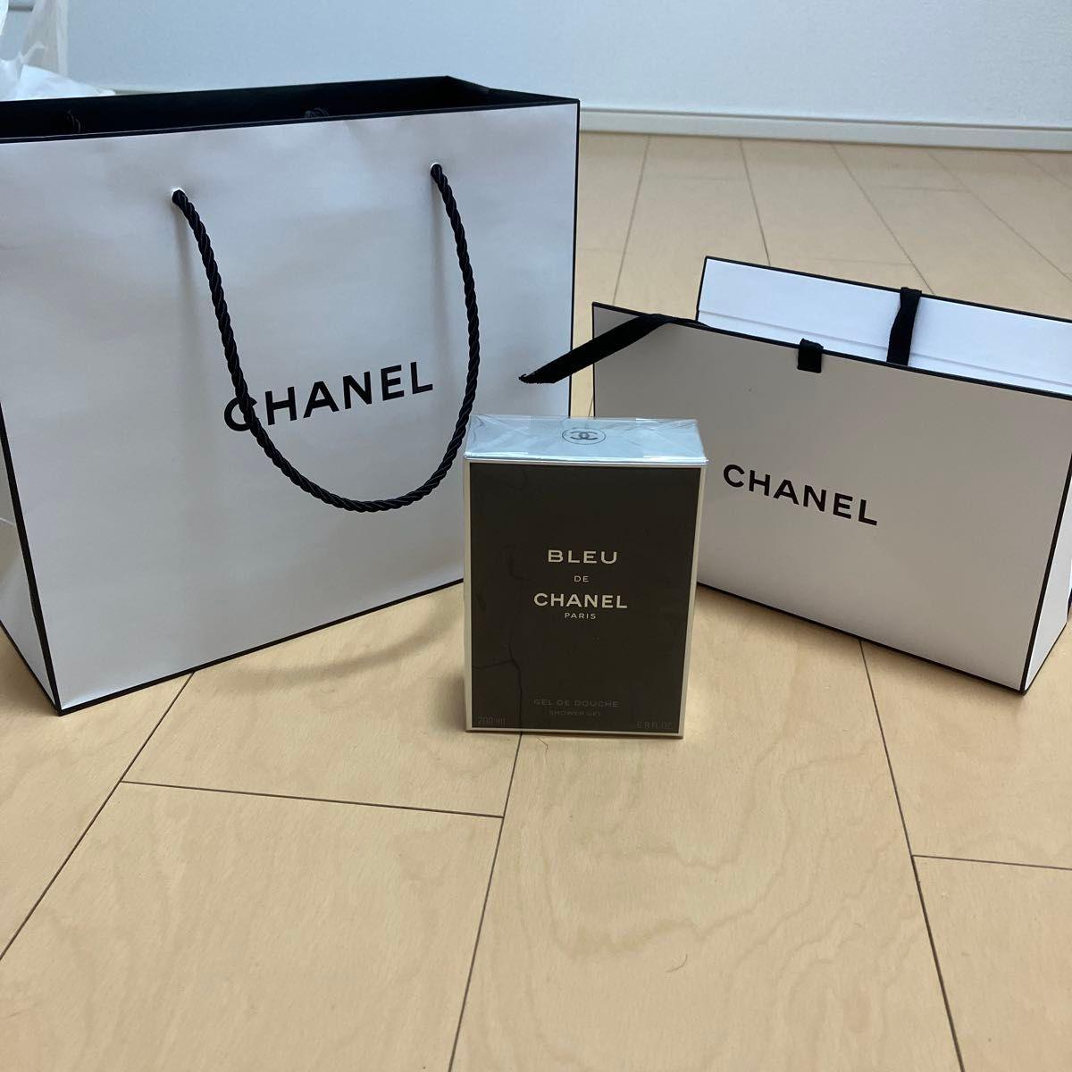 Used CHANEL BLEU DE CHANEL body wash 200ml with shopper