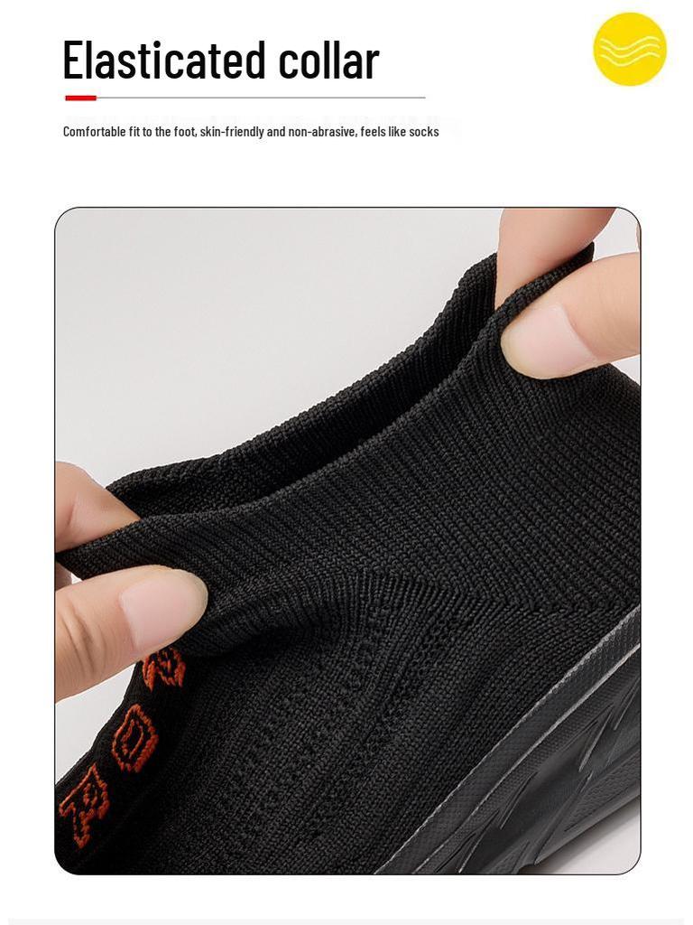 Breathable Flyknit Slip-on Children's Sports Shoes