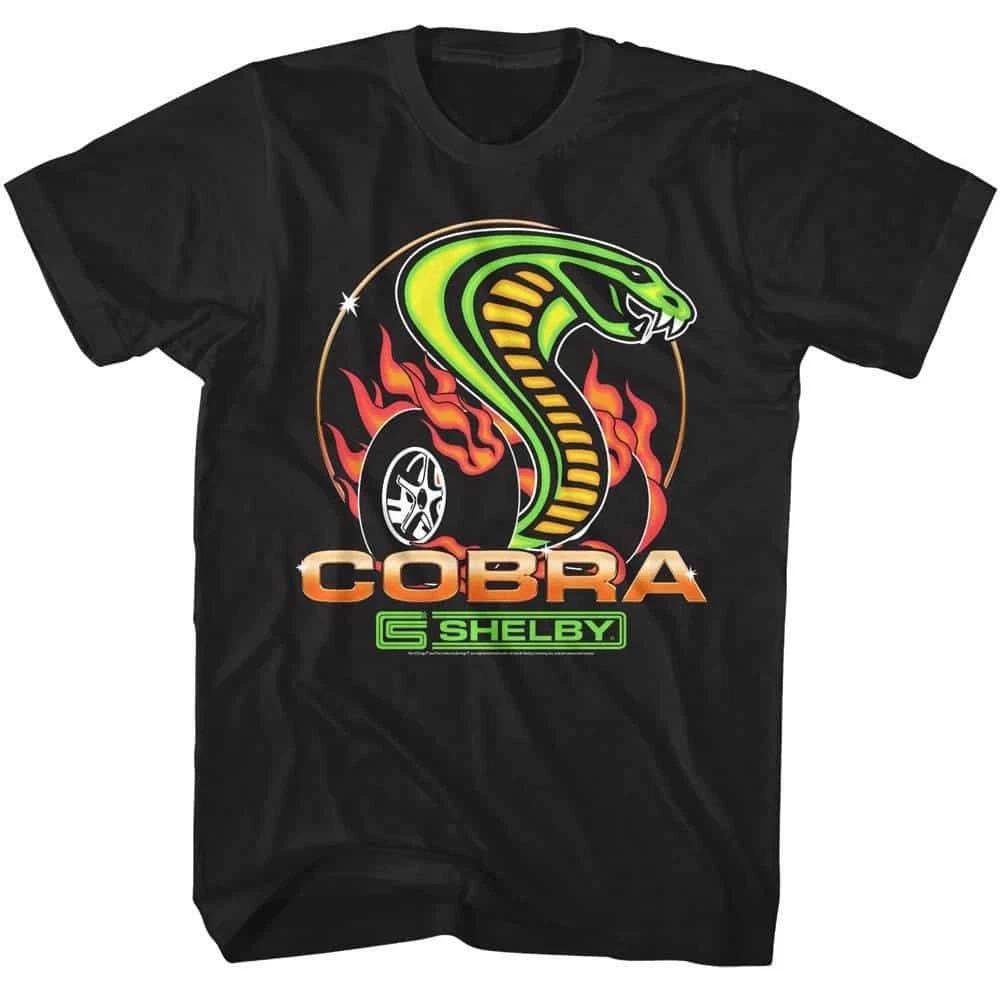 Shelby Cobra Tire Burnout Men s T Shirt M