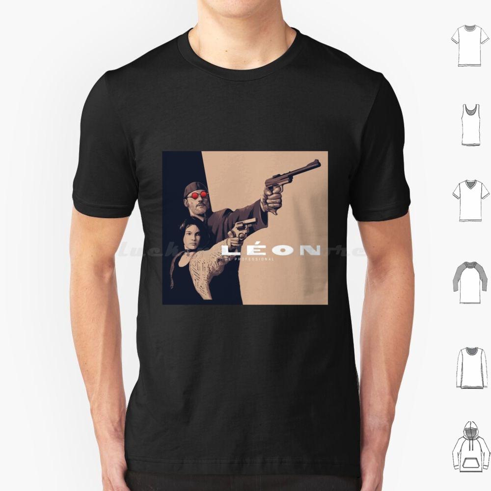 Leon The Professional T Shirt 6xl Cotton Cool Tee Leon Leon The Professional Movie Mathilda Natalie Portman Film Jean Reno The