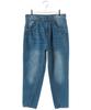 atONE Loose Fit Denim Sarouel Plus Size Size Navy Women's Pants, 100% Cotton, Denim, 4L,