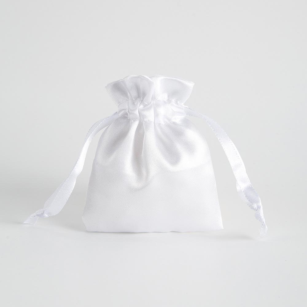 5‑Pack Satin Drawstring Pouch, Imitation Silk Jewelry Storage Bag for Gifts & Small Accessories