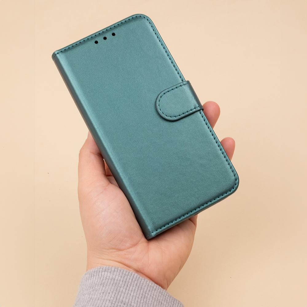 Etui Smart Classic Do Samsung Galaxy S25 Plus Ciemnozielone