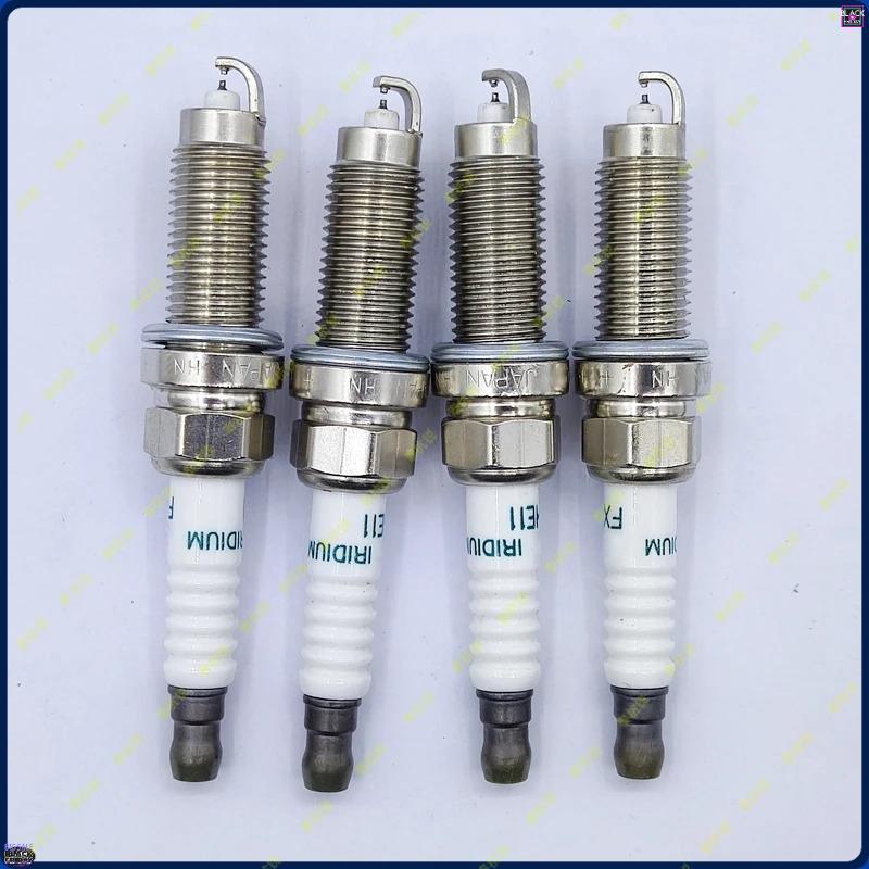 4PCS 22401-ED71B FXE20HE11 Platium Iridium Spark Plug Candles For Nissan Versa Tiida Micra X-Trail DILZKAR6A11 22401 ED71B 22401-ED71B-4pcs