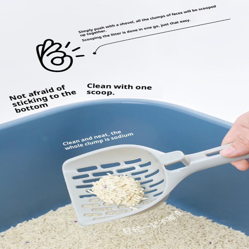 2pcs/set Mesh Cat Litter Scoop Poop Removal Tool Pet Cleaning Supplies Cat Litter Scoop