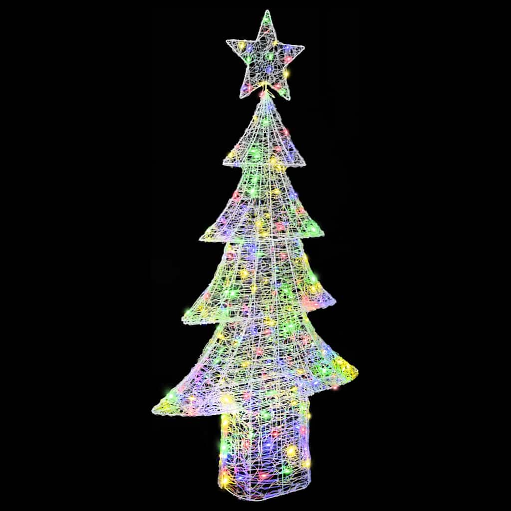 Christmas Tree with 240 Multicolor LEDs 180 Cm Acrylic