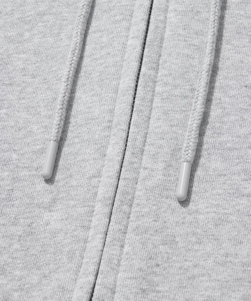 Agod (Fleece-Lined) 1_Way Sweat Hooded Zip-Up [Gray]