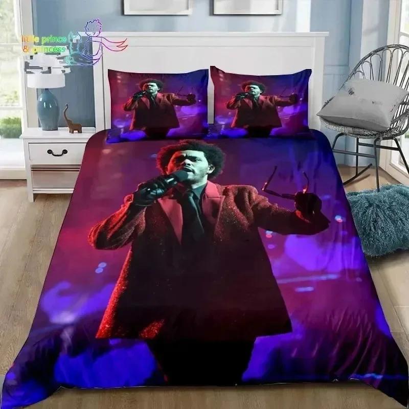 Luxury New 3D Print XO The Weeknd Comfortable Duvet Quilt Cover Pillowcase Bedding Set Children Bedroom Decoration Home Textile