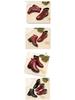 Women's Mid-Aged & Elderly Low Heel Soft Sole Cotton Shoes with Plus Velvet Warm Lining