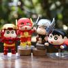 Hero Little Shin Pvc Mini Statue With Surprise Bag For Gift Kids
