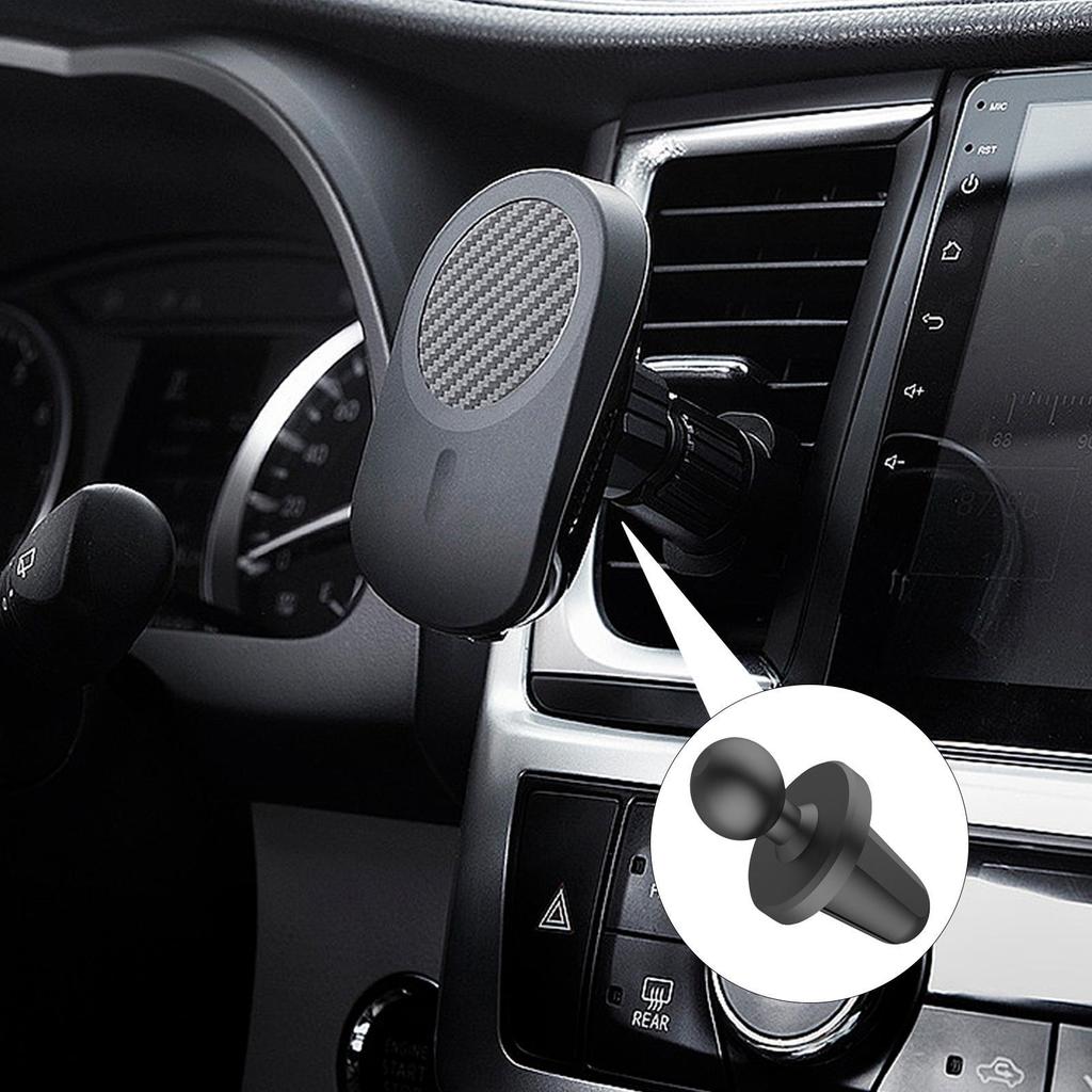 Universal Air Vent Phone Holder, Stable Hands-Free Car Mount with Strong Clip for iPhone Android Mobile in Truck SUV Van