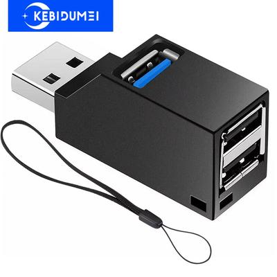 USB 3.0 HUB Adapter Mini USB 2.0 HUB Extender 3 Port USB Hub High Speed Data Transfer USB Splitter Docking Station for PC Laptop