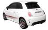 Déflecteurs D'air - SCOUTT - Fiat 500 3P - Fumé - Acrylique Renforcé - Installation Facile
