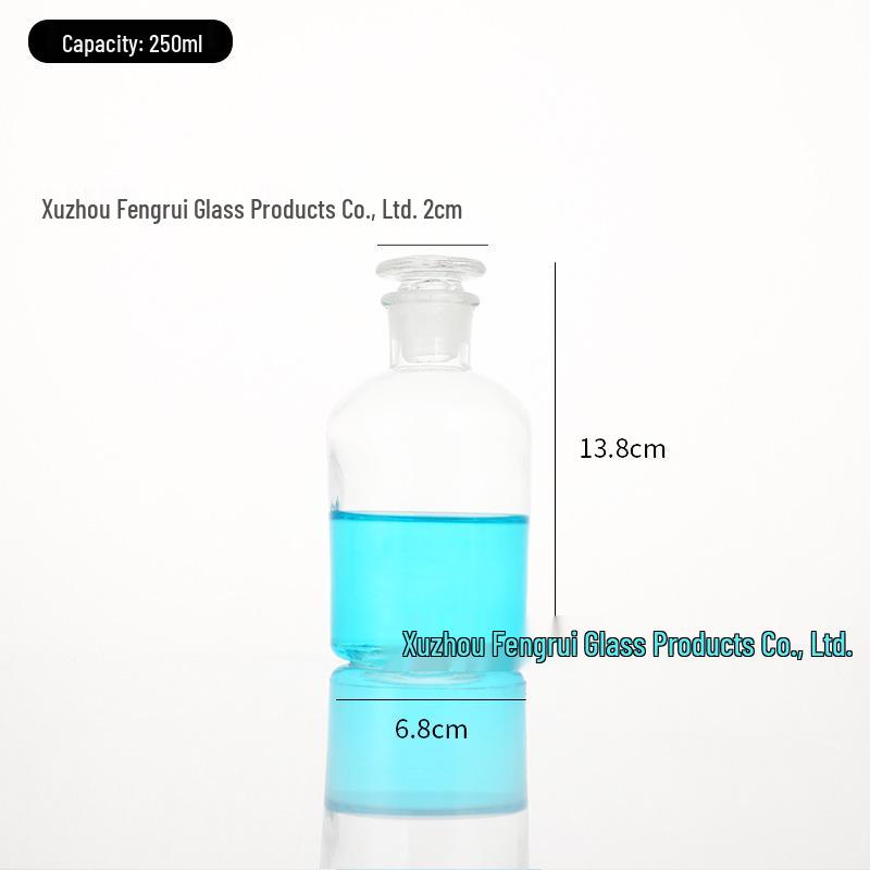 Frosted Glass Reagent Bottle - Wide-Mouth, Narrow-Mouth, or Light-Proof Options