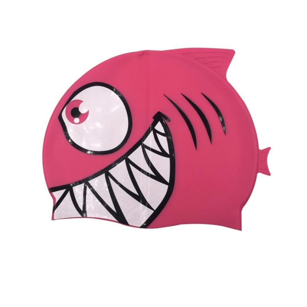 Waterproof Swimming Equipment Silicone Children's Pool Cap Cute Swimming Cap