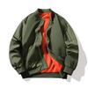 Lichte Heren Lente/Herfst Amerikaanse Casual Baseballkraag Bomberjack voor Sport & Wandelen