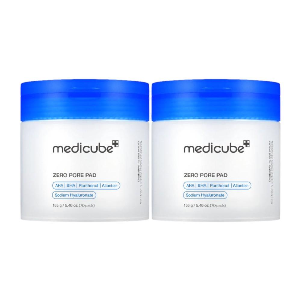 Medicube Zero Pore Pad 2.0 Pore Tightening Cleansing Pad Duo (70 Sheets x 2) 155g x 2
