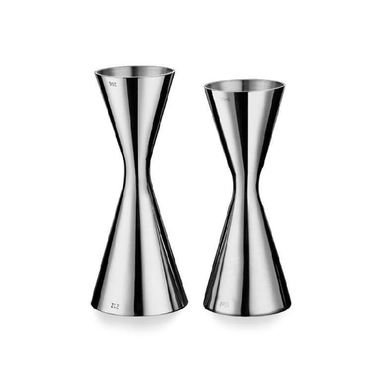 Stainless Steel Jigger Cup Bartenders Measuring Cups Bar Wine Shaker Jiggers