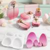 5 Cavity 5-in-1 Egg Mold Non-Stick Egg Candle Mold Gypsum Mold Epoxy Resin Mold  Soap Making