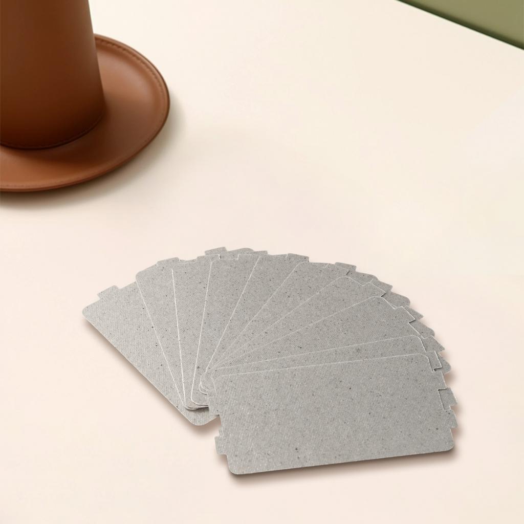 Microwave Parts 10pcs Mica Plate High Temperature Resistance