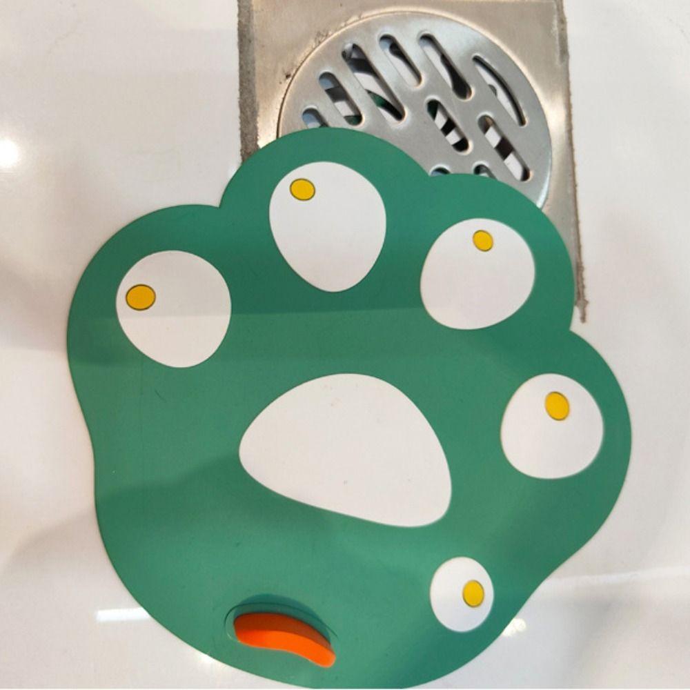 Cat Claw Shape Floor Drain Cover Insect Prevention Anti-clogging Drain Deodorant Mat Cartoon Silicone Sink Accessories Kitchen
