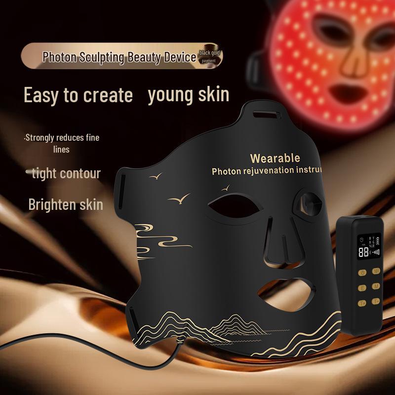 

Светодиодная маска для омоложения кожи: 280-светодиодная светотерапия для отбеливания и удаления пятен