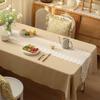 White Lace Table Flag American Nordic Long Tablecloth Light Luxury Coffee Table Dining Table TV Cabinet Tablecloth Cover Towel