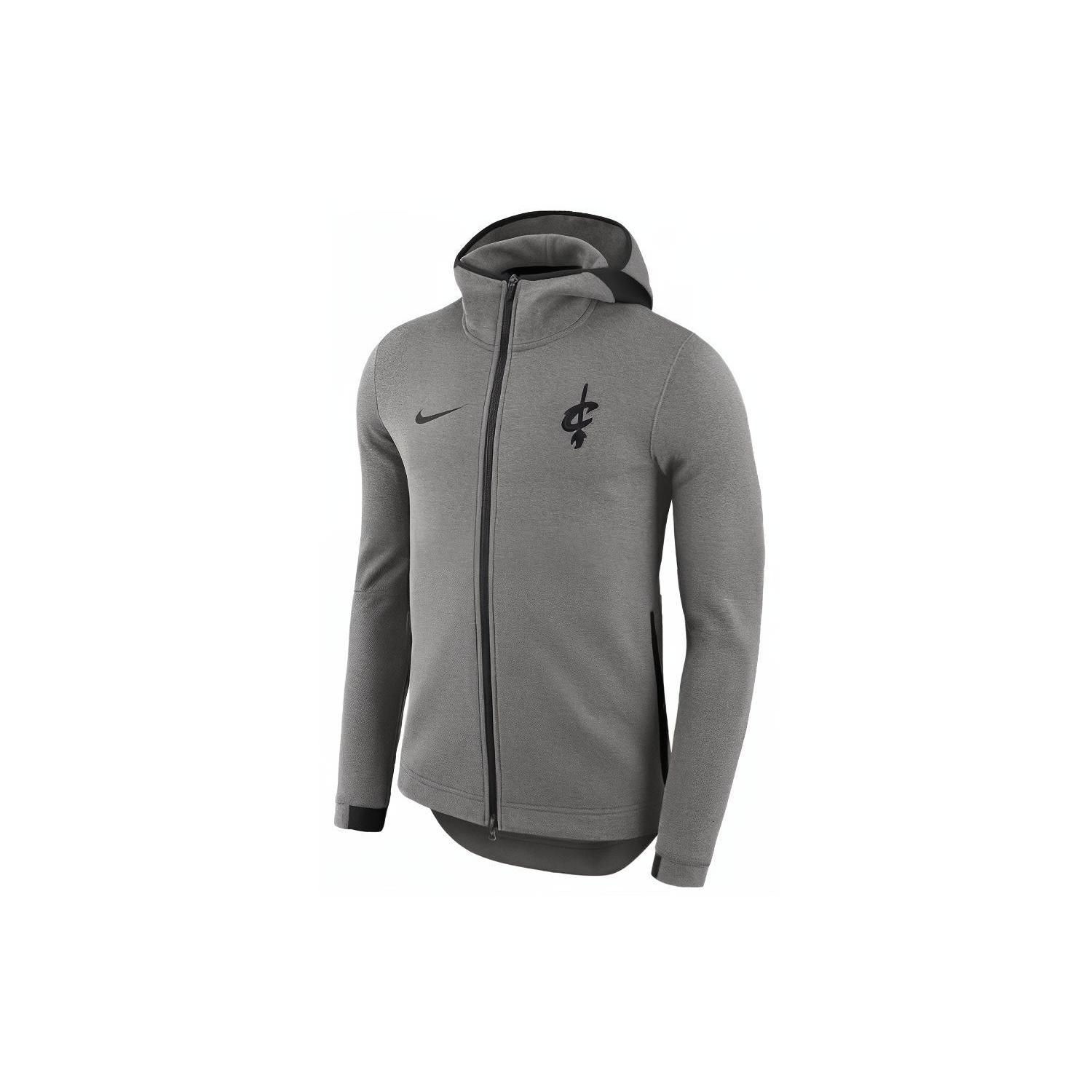 Nike Dry Showtime NBA Cleveland Cavaliers Hooded Jacket Grey Gray Men s 911108-021 M