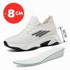 Men Elevator Shoes Fashion Outdoor Casual Sneakers Height Increase Shoes for Men Height Increase Insole 8CM Lift Platform Shoes