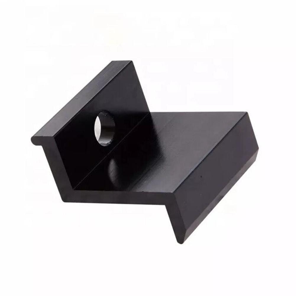 4Pcs Solar Panel Bracket Fixing PV End Clamp Middle Clamp Mounting 30mm/35mm Black