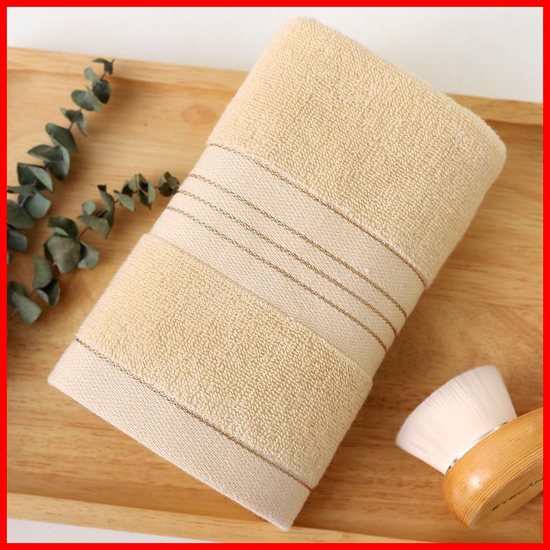 Pure Cotton Towel Adult Towel All Cotton Class A Thickened Absorbent Jacquard Polyester Cotton Skin Friendly Face Towel Bath