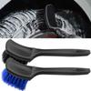 Car Tire Brush Hard-Bristled Tire Brush for Car Detailing Scrubber Cleaning Tools for Exterior Washing Auto Sedan Truck RV SUV