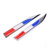 1 Pair Car 3D France French Flag Emblem Badge Decals Sticker for JEEP BMW Dodge  Chrysler ALT1