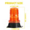 30 LED Strobe Beacon Forklift Light Truck ATV Rooftop Amber Emergency Warning 2X