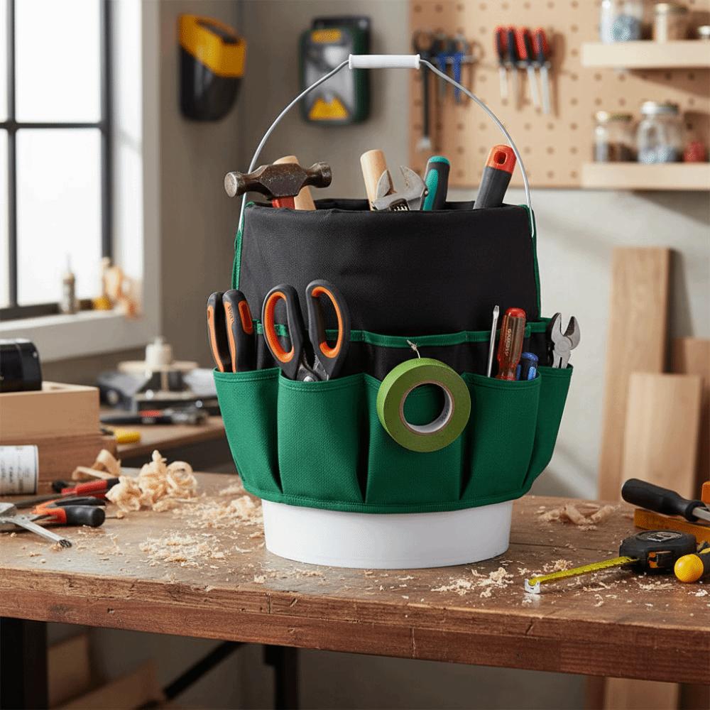 Oxford Cloth Garden Kit Belt Storage Waist Pouch Electrician Tools Bag Hardware Storage Pockets Tools Storage Bag