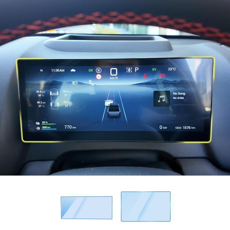 Tempered Glass Screen Protector 12.8 Inch 15.6 Inch GPS Navigation 10.25 Inch Instrument Anti Scratch HD Film For BYD Shark 6