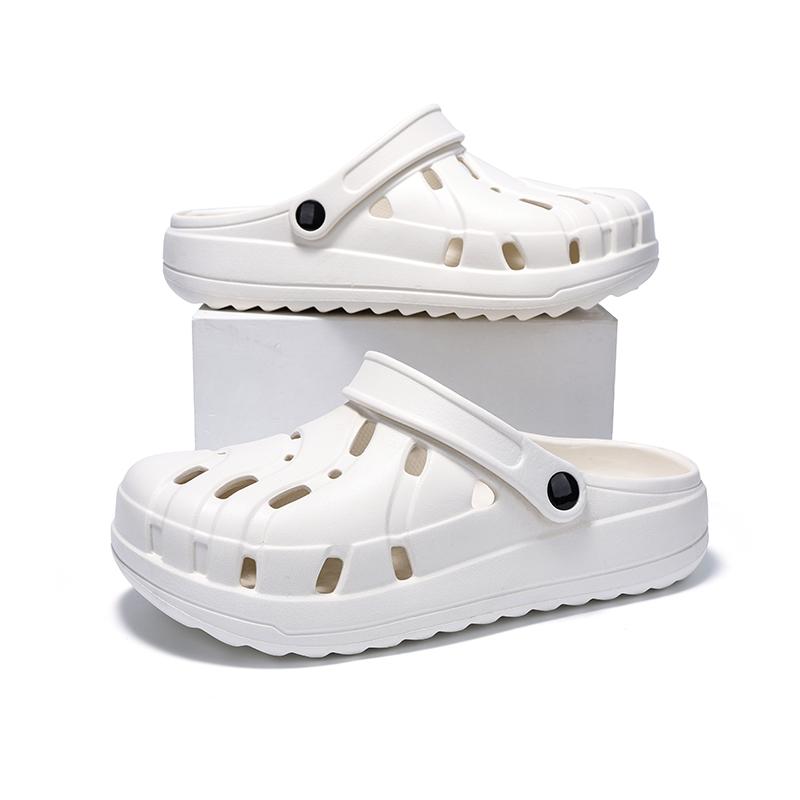 Plush Comfort Mens Closed Toe Clogs Waterproof Non Slip Chef Shoes Breathable Lightweight Stylish Outside Work Slide Shoes