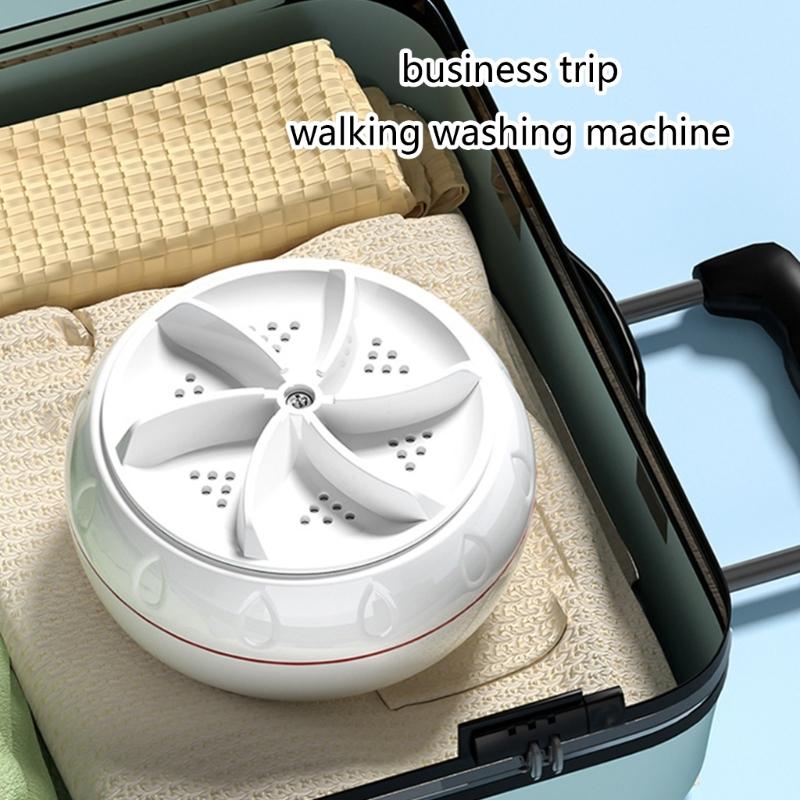 Portable Turbo Washers Mini Washing Machine Ultrasonic Turbine Washing Machine with USB Powered Travel Washers Cleaner